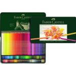 [3]Faber-Castell Polychromos Artists' Color Pencils - Tin of 120 Colors - Premium Quality Artist Pencils