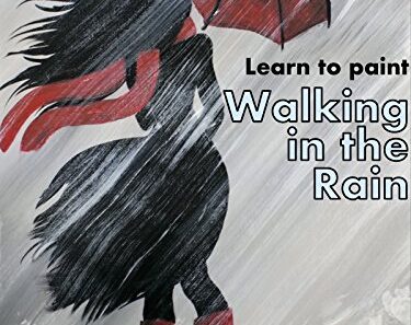 Learn to paint Walking in the Rain with The Art Sherpa